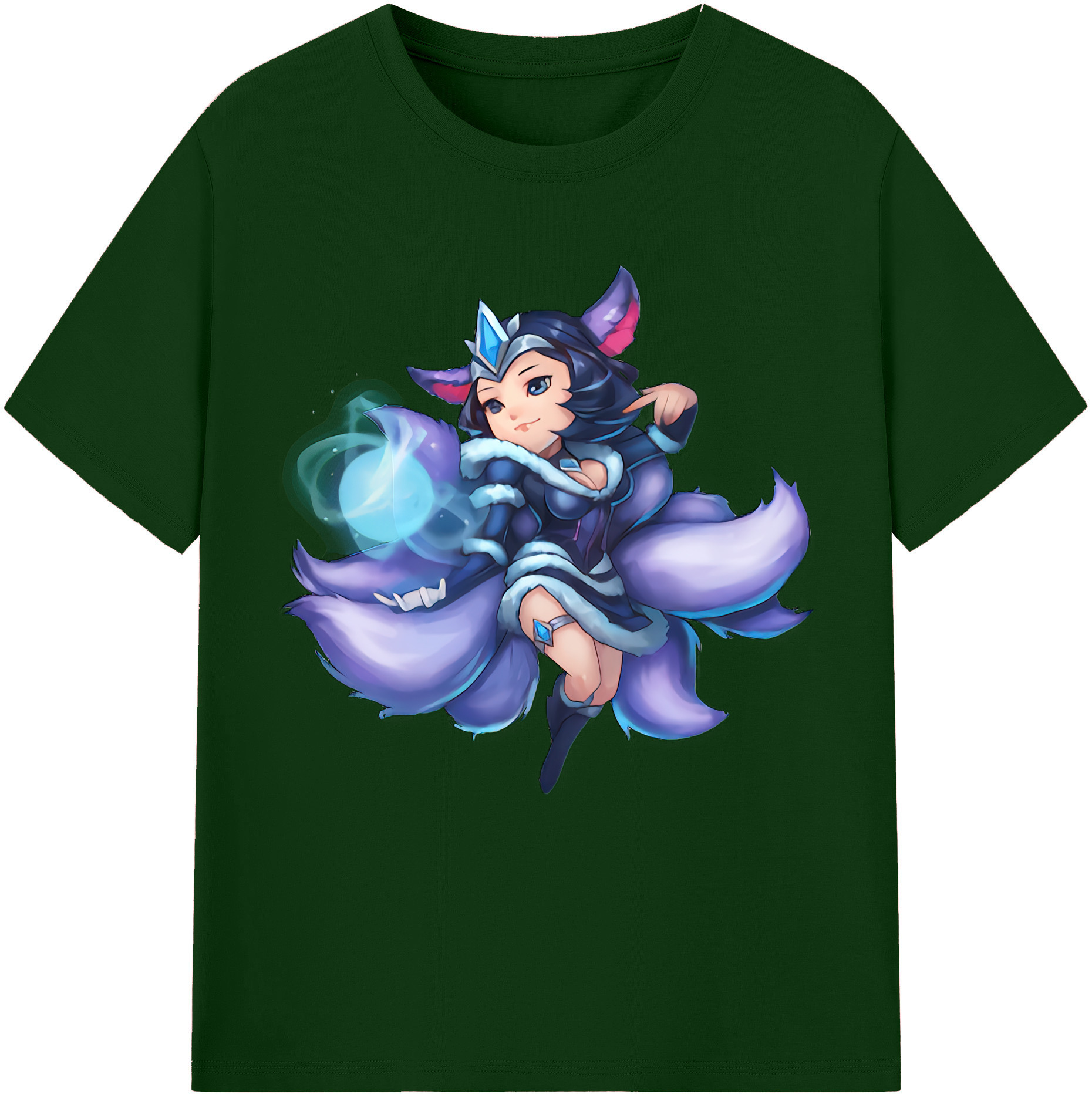 リーグ・オブ・レジェンド League of Legends LOL 綿100％半袖Tシャツ（フロントプリント）